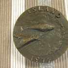 Island 1977 . Nordisk Kustmedalje/ Jaakko Sievänen 1977. - pikkukuva 1