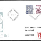 FDC 1963 Yleismerkit  LaPe 571 - 572 - pikkukuva 1