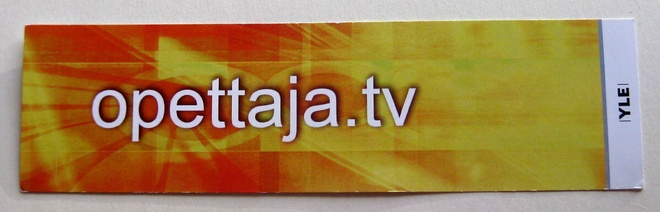 Kirjanmerkki opettaja tv
