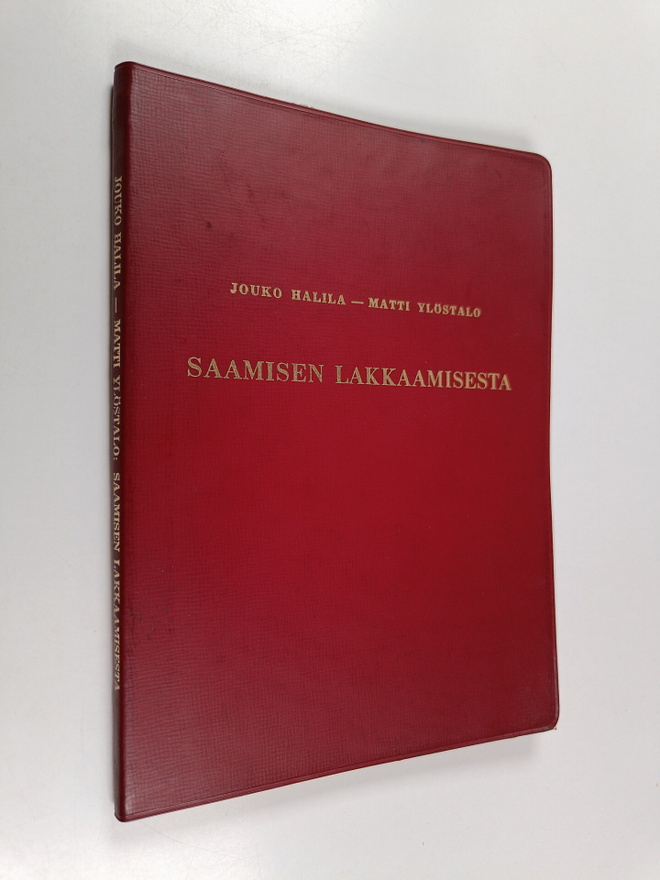 Jouko Halila : Saamisen lakkaamisesta : luentojakso