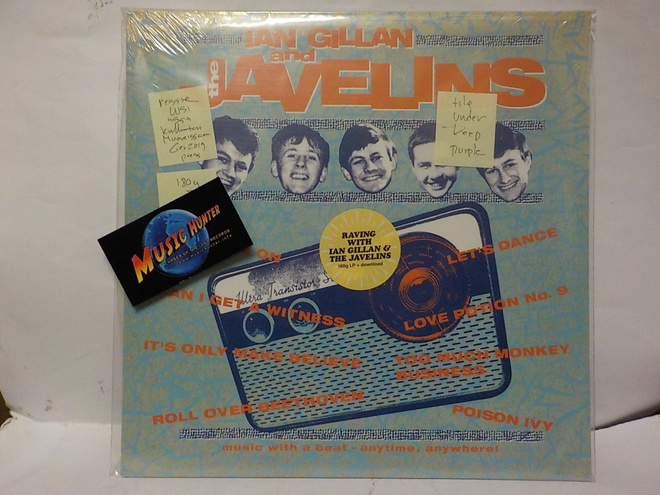IAN GILLAN & THE JAVELINS - RAVING WITH - 2019 "SS" UUSI LP