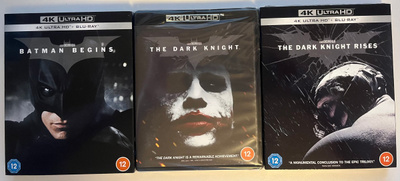 Batman: Yön ritari -trilogia (4K Ultra HD + Blu-ray) UUSI