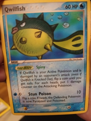 Qwilfish (TRR 27) EX Team Rocket Returns - Singles rare card