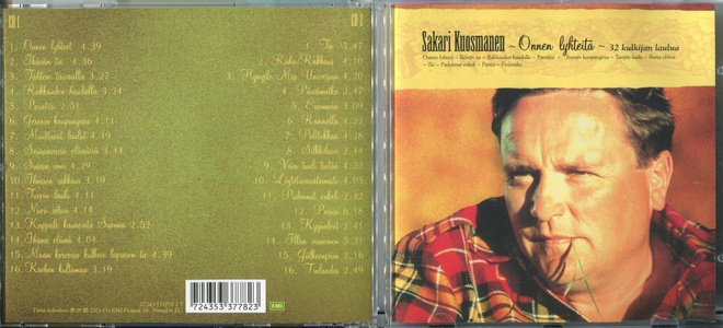 SAKARI KUOSMANEN . 2CD-LEVYÄ . ONNEN LYHTEITÄ
