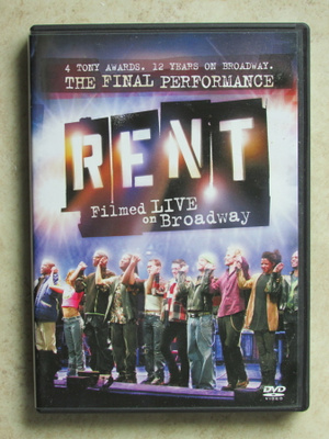 Rent, DVD. Musikaali