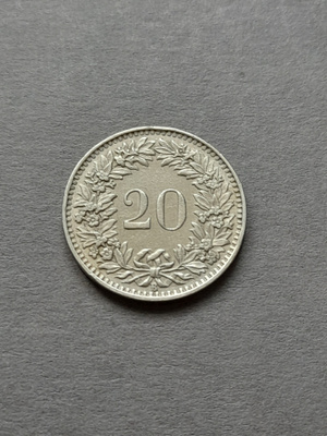 Sveitsi 20 rappen 1939 B