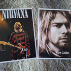 KURT COBAIN  NIRVANA --- postikortti 2kpl --- 9.5cm x 13.5cm - pikkukuva 1
