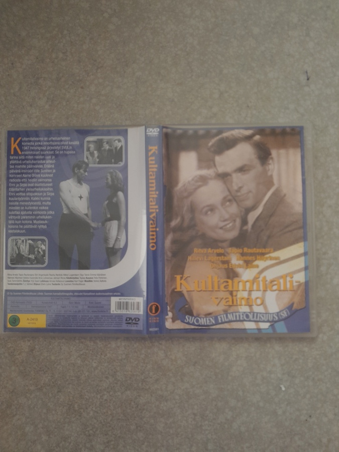 Kultamitalivaimo dvd ,suomen filmiteollisuus