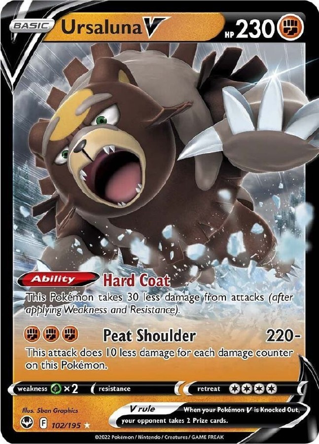 Ursaluna V 102/195 - Silver Tempest - NM/M