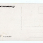 Postikortti FINNAIR 1969 Lentokone DOUGLAS DC-8-62 - pikkukuva 2