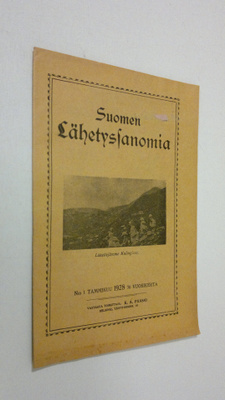 Suomen lähetyssanoma n:o 1 tammikuu 1928