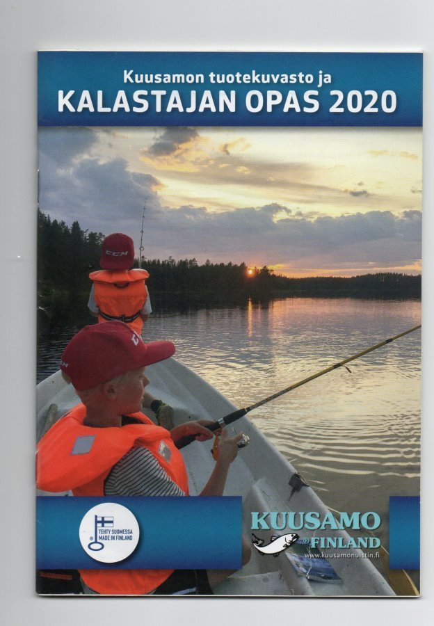 Kuusamon tuotekuvasto ja KALASTAJAN OPAS  2020