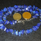 Hopea lukko, Lapis lazuli kivi, kaulakoru lapislazuli stone - pikkukuva 2