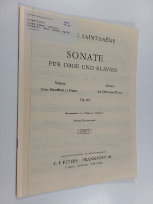 Camille Saint-Saens : Sonate fur oboe und klavier
