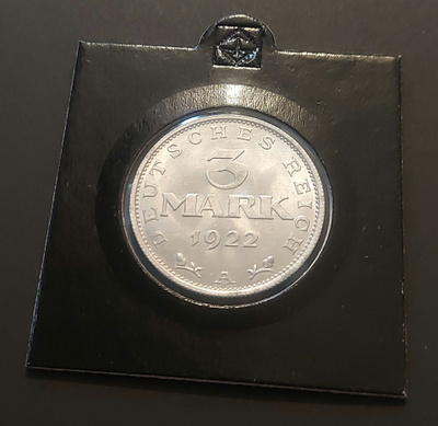 3 Mark 1922 A – Saksa