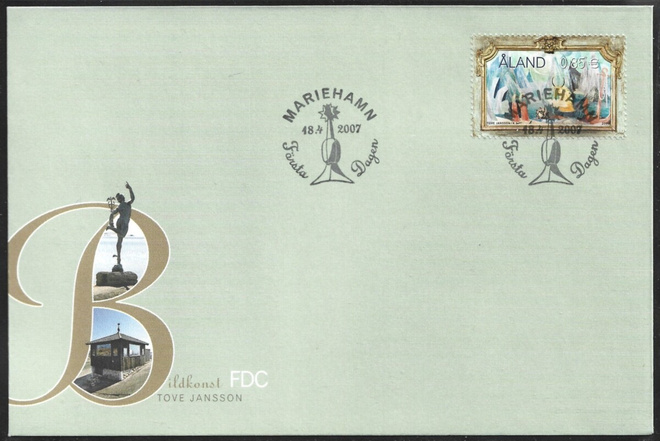 FDC Åland 2007  Tove Jansson  LaPe ÅL 279