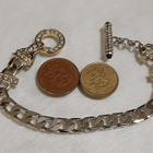 21k kullattu Kanadalainen rannekoru silver Plated - pikkukuva 5
