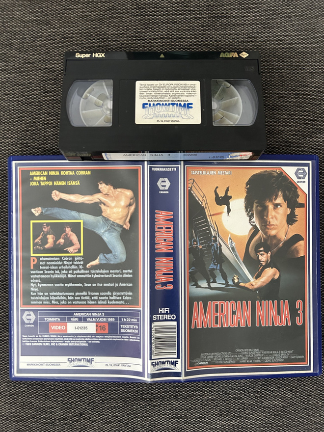 American Ninja 3 - Blood Hunt 1989 Showtime VHS FI