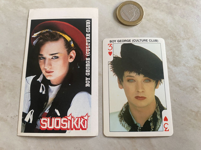 Culture Club Boy George tarra + keräilykuva + juliste 