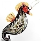 1144 .. Murano Käsintehty Lampwork Taidelasia .. Kaulakoru - pikkukuva 5