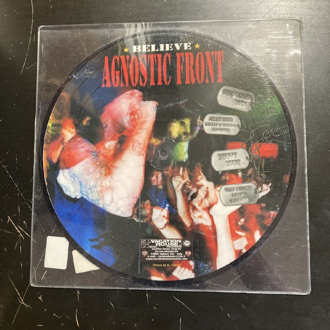 Agnostic Front - Believe (ITA/2003/picture disc) 10'' EP