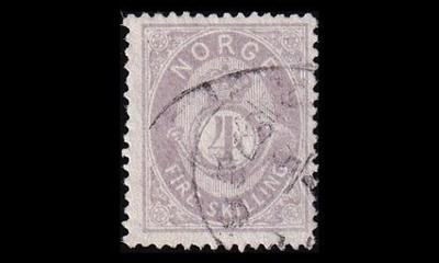 Norja 19e o Postitorvi 4 skilling (1872)
