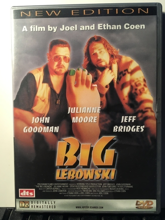 THE BIG LEBOWSKI, DVD, Coen, Bridges, Goodman