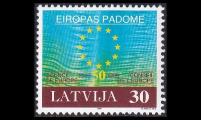 Latvia 500 ** Euroopan parlamentti 50v (1999)