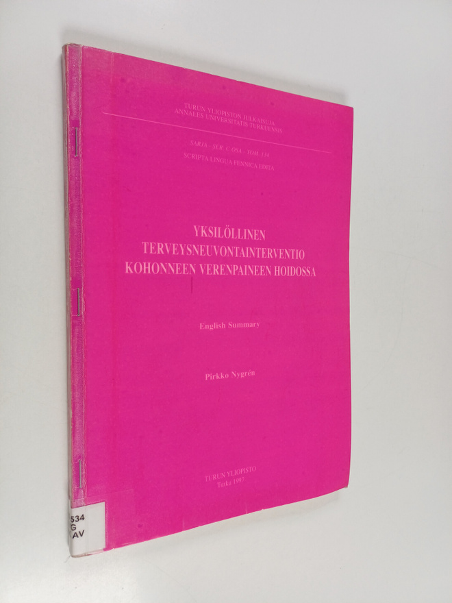 Pirkko Nygren : Yksilöllinen terveysneuvontainterventio k...