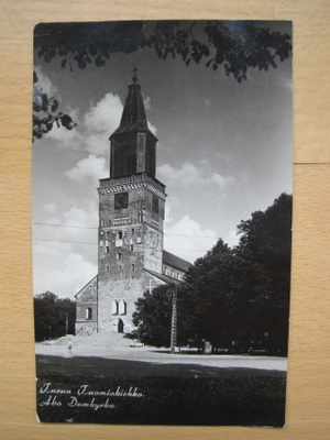 VANHA Postikortti Turku 1944