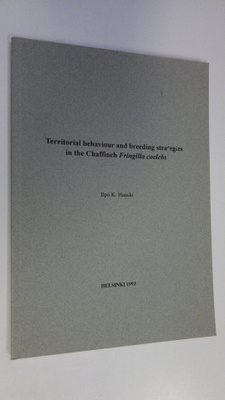 Ilpo K. Hanski : Territorial behaviour and breeding strat...