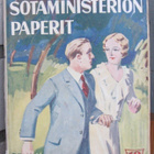Frank Heller: Sotaministeriön paperit, Karisto 1937. 2p. - pikkukuva 1