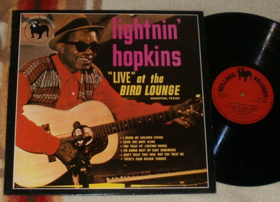 LIGHTNIN' HOPKINS ~ Live At The Bird Lounge ~ LP