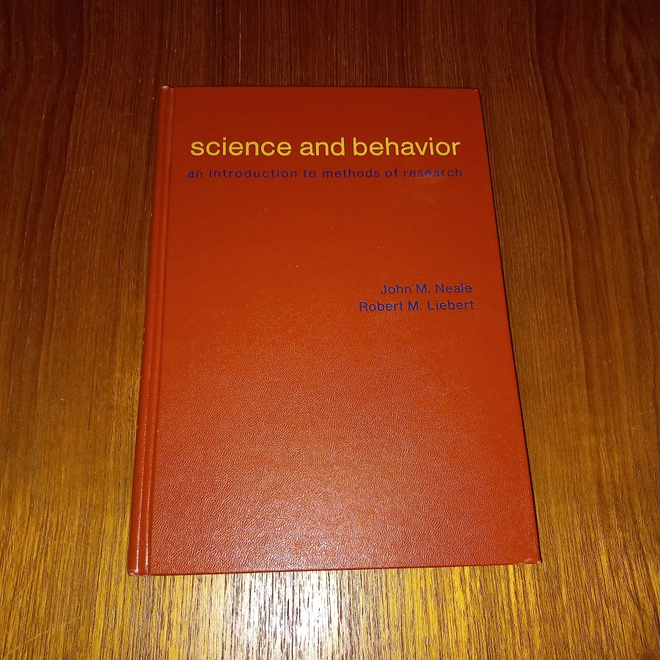 Science and behavior : introduction to methods of research