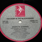 *LP* IAN DURY & THE BLOCKHEADS Warts 'N' Audience - pikkukuva 4