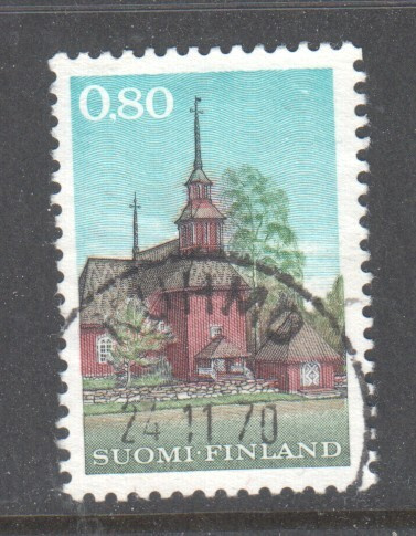 1970 Keuruun kirkko loistoleimalla.