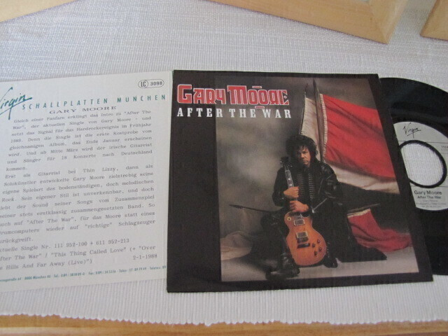 Gary Moore After the war 7 45 Saksa 1988 promotiedote
