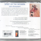 cd, John Richardson - Spirit of the Redman Vol 1 - UUSI/NEW - pikkukuva 2
