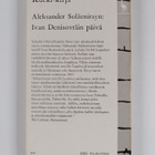Aleksandr Solzenitsyn : Ivan Denisovitsin päivä - pikkukuva 2