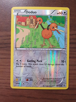 Pokemon Doduo 99/135 Reverse holo