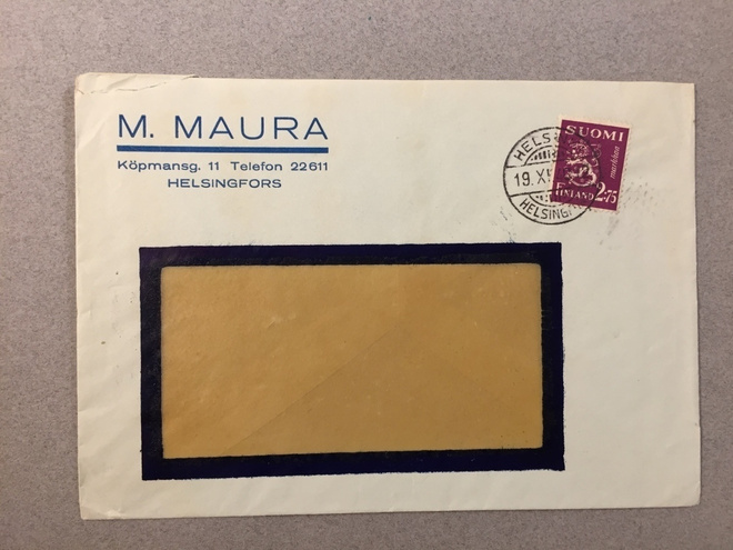 Firmakuori, Helsinki M.Maura 1940