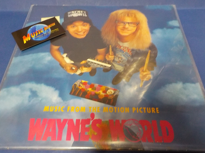 OST - WAYNE'S WORLD M-/EX 1. SAKSA PAINOS 1992 LP