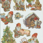 * Iso jouluarkki, joulupukit , 29x21cm, hile * - pikkukuva 1