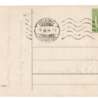 Ikivanha Enkeli Postikortti kulkenut 1924 "Kullattu" - pikkukuva 2