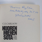 C. E. Carlson : Nuoren miehen sota 1941-1944 (tekijän omi... - pikkukuva 3
