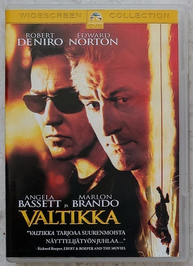 VALTIKKA / THE SCORE – Suomi-DVD 2001 - De Niro & Brando