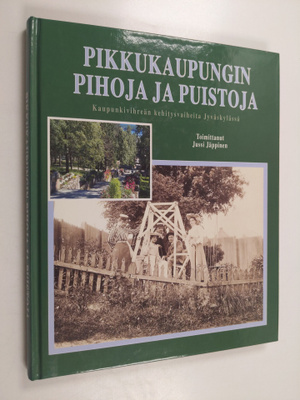 Pikkukaupungin pihoja ja puistoja (signeerattu, tekijän o...