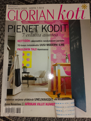 Glorian koti huhtikuu 2003