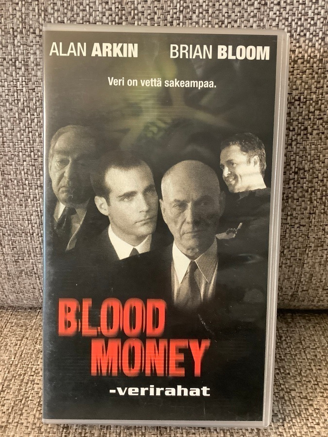 BLOOD MONEY - VERIRAHAT  (ALAIN ARKIN,BRIAN BLOOM)   VHS