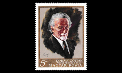 Unkari 2396 ** Säveltäjä Zoltán Kodály (1968)